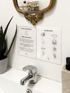 Ablutions order 14x20 white